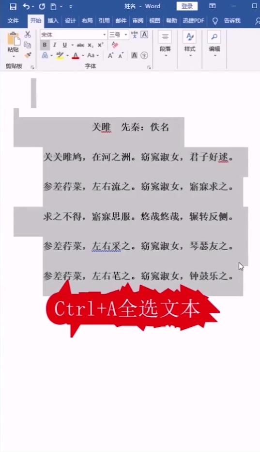 word怎么调节字体大小
