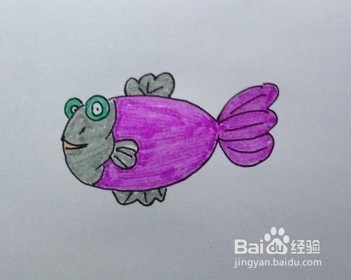 鱼的简笔画法，画鱼的步骤