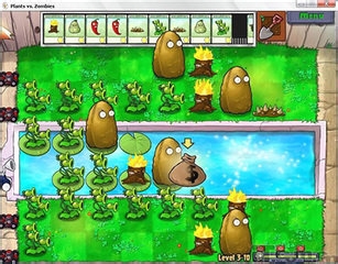 植物大战僵尸水池关攻略之一