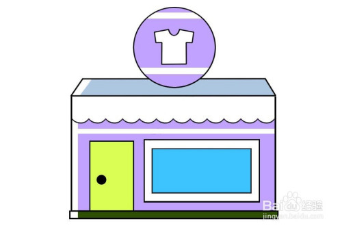 服装店的简笔画怎么画