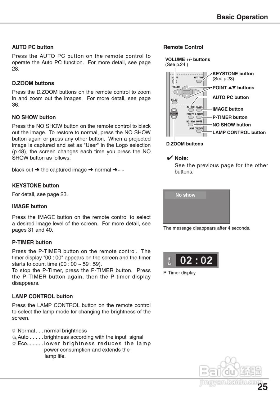 三洋 PLC-XW65K投影机说明书:[3]