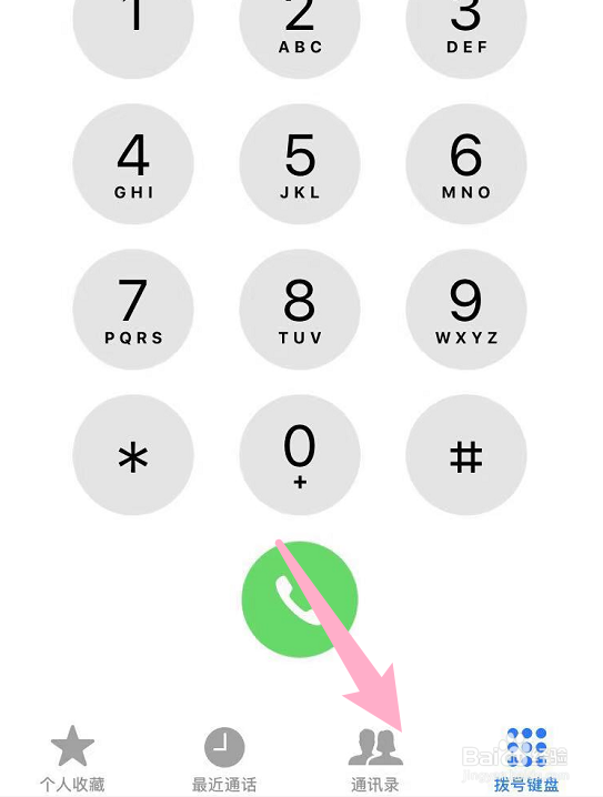 iphone拨号界面通讯录没了