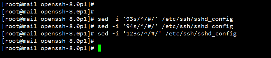 Centos7升级Openssh 8.0 解决更新ssh无法登录
