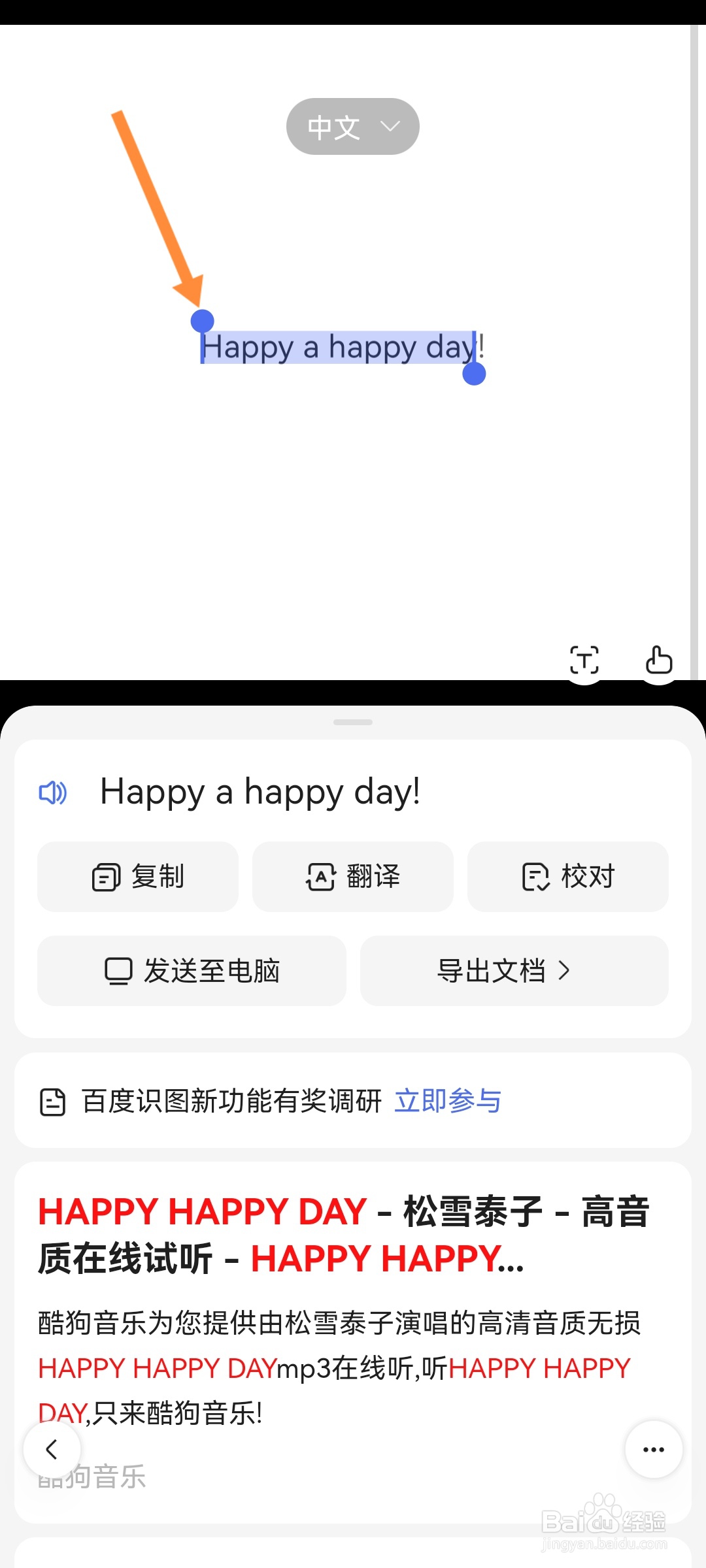 翻译图片上的文字