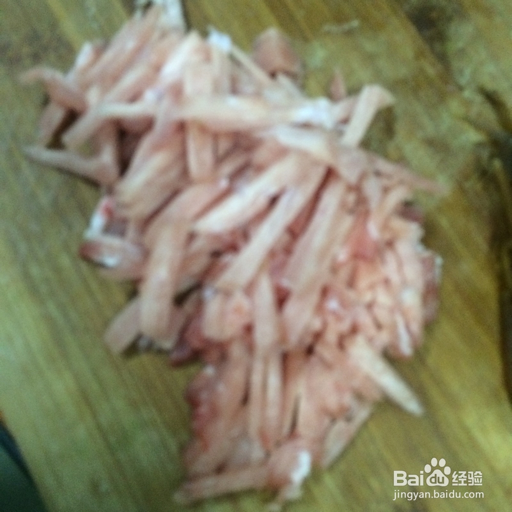三餐小菜——肉丝炒咸菜的做法