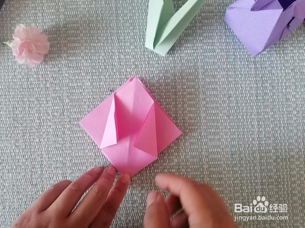 郁金香、花瓶手工