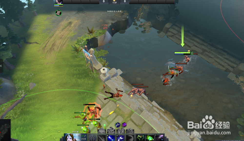 dota2游戏中老鹿高端打法