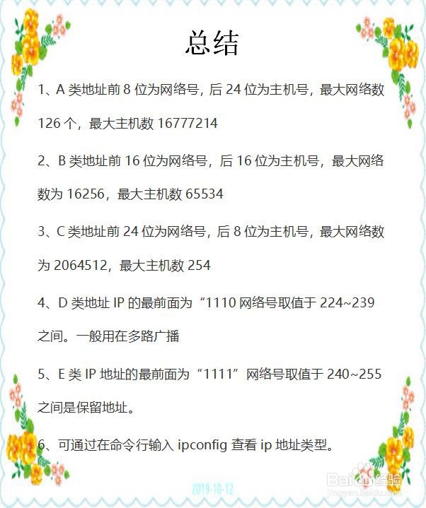 ip地址abcde类怎么区分