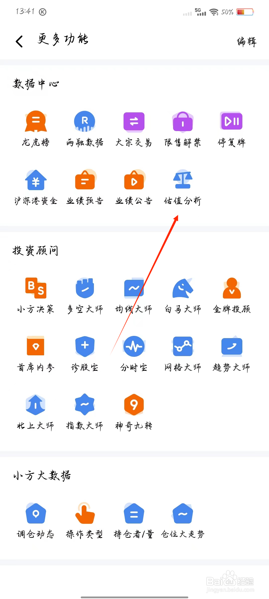 小方如何查看估值分析