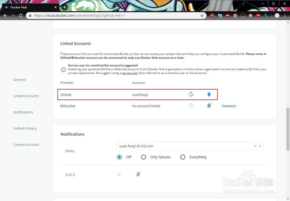 dockerhub连接GitHub自动构建镜像