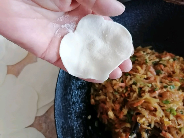冬瓜胡萝卜海米馅饺子