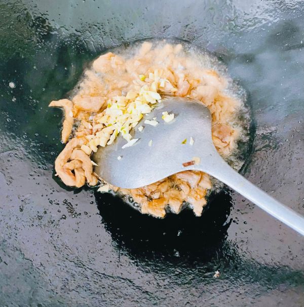 冬笋肉丝炒白菜