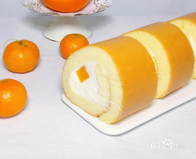 蜜橘冻小四卷的做法