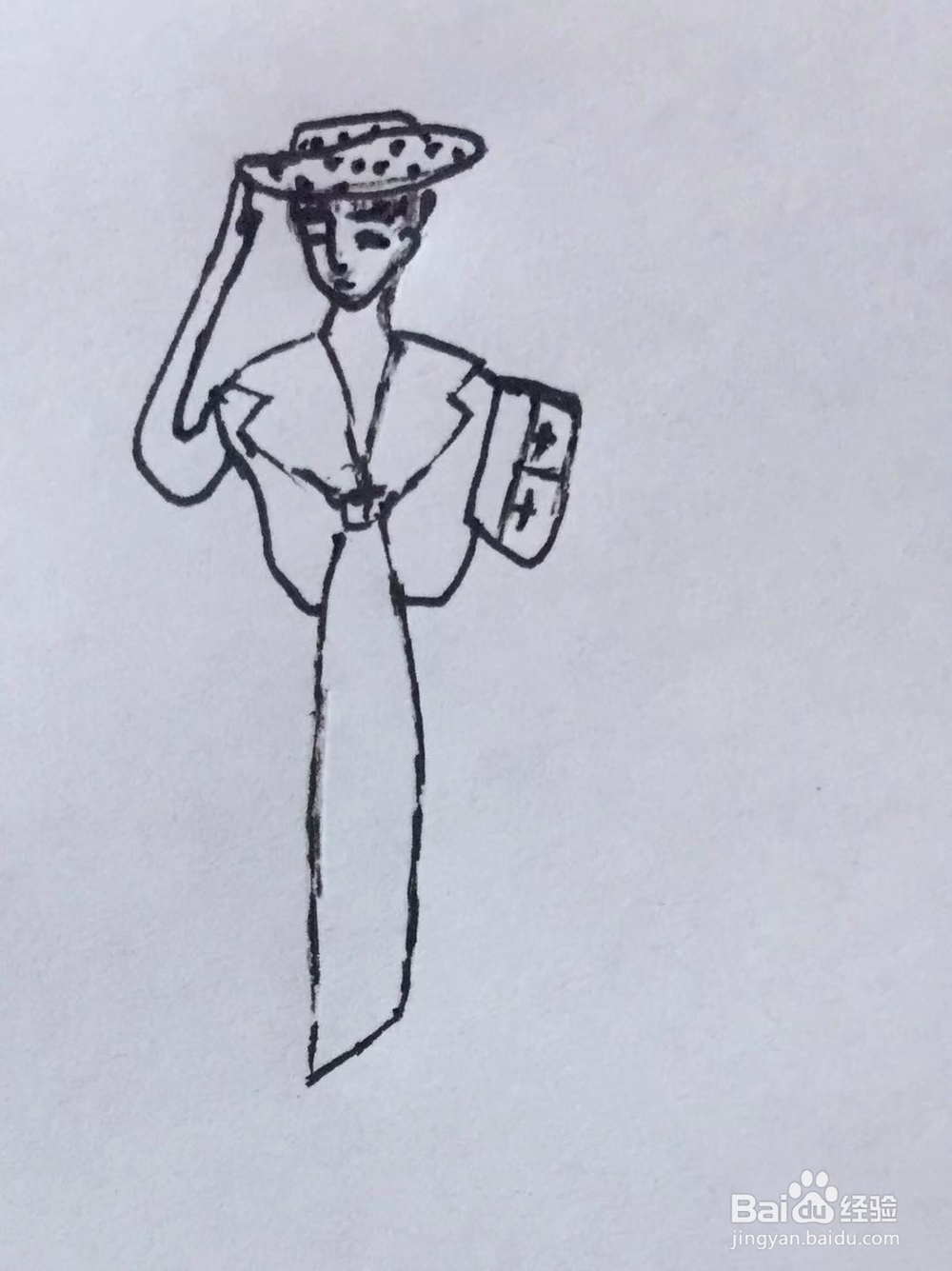 《时装模特》彩铅插画教程