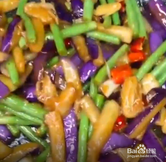 茄子豆角的做法
