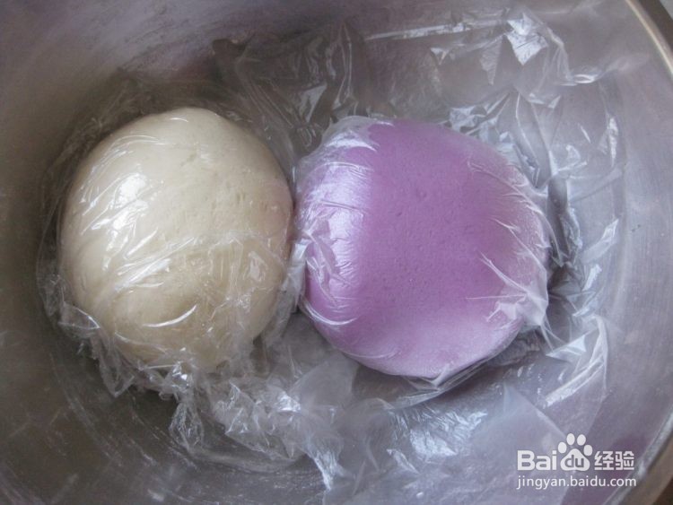 美味紫薯双色卷