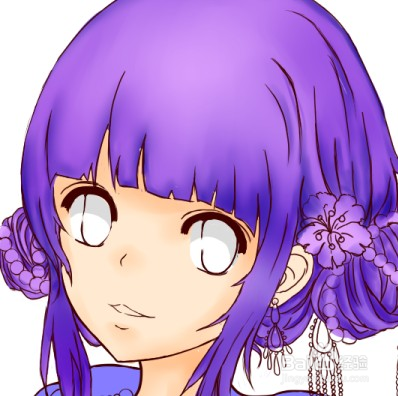 SAI绘画古装全过程 超详细