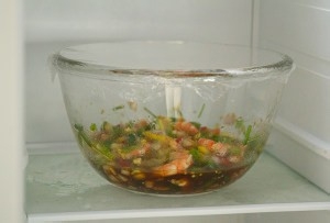 清凉柠檬虾的做法