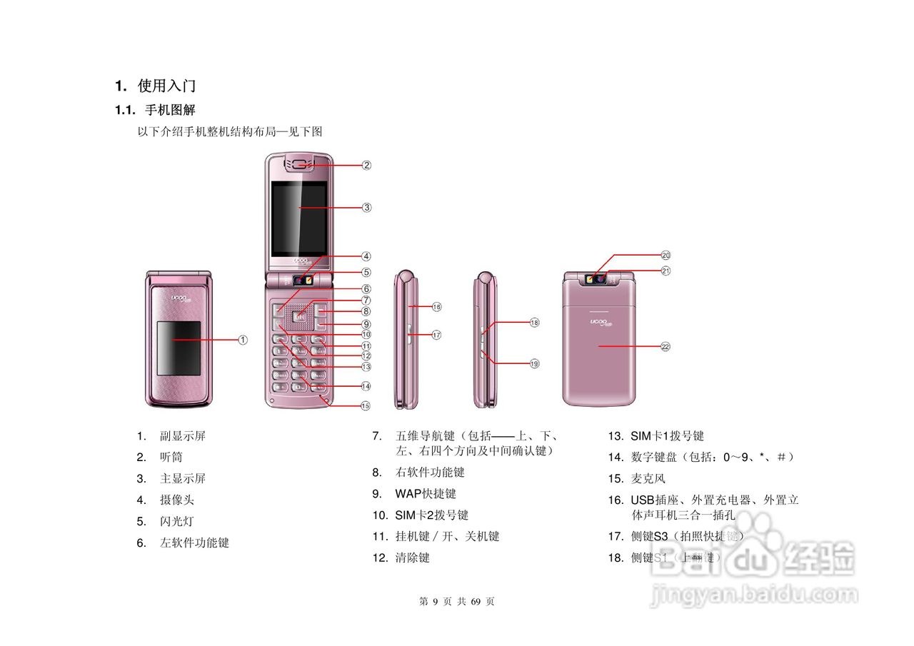 港利通手机KPT-UC629型使用说明书:[1]