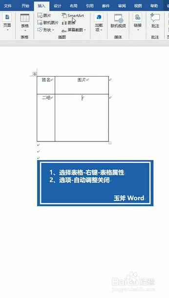 Word图表如何插入图片不变形