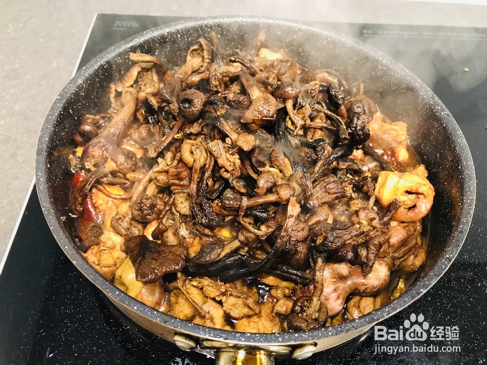 诱惑味蕾的小鸡炖蘑菇