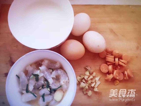 奶香鸡蛋虾仁炒饭