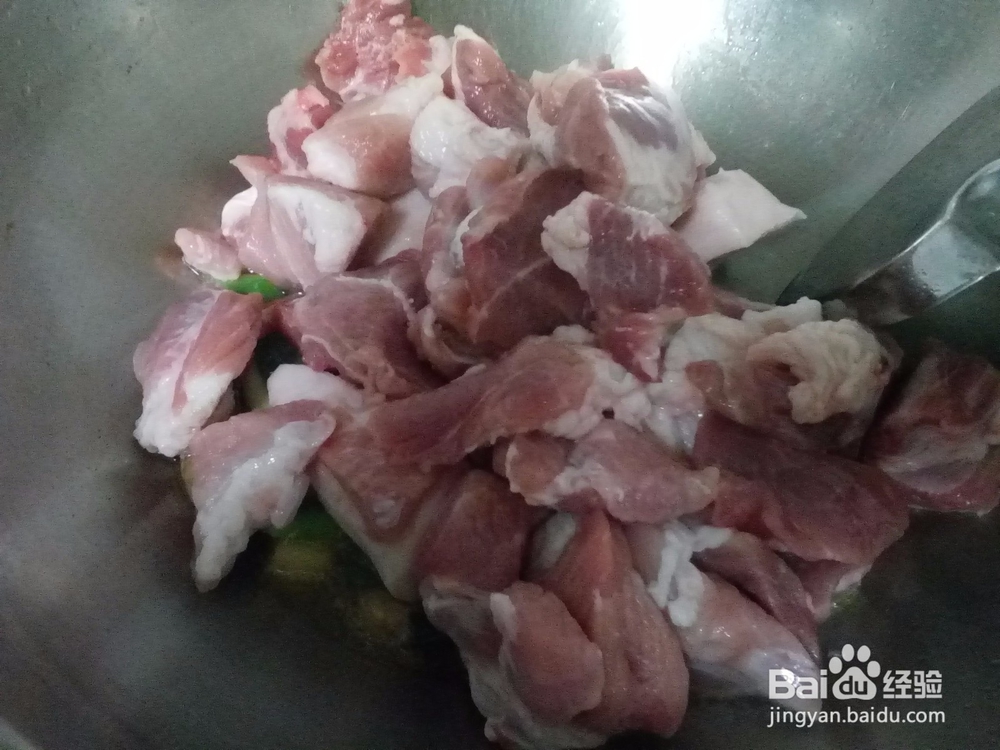 教你怎样烧好吃的板栗烧肉8