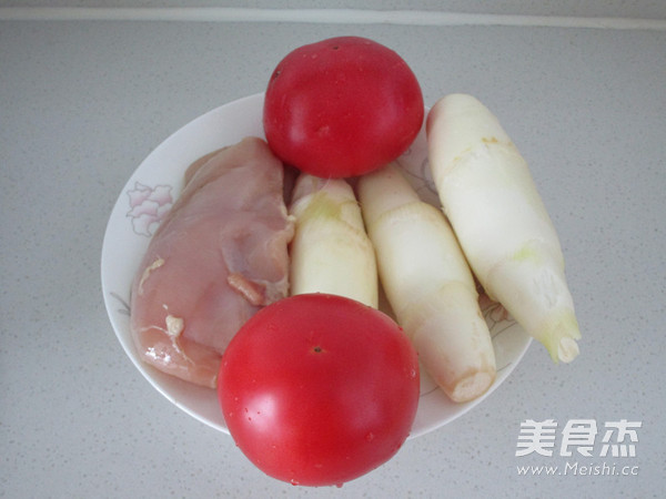 奖茄汁茭白鸡丁