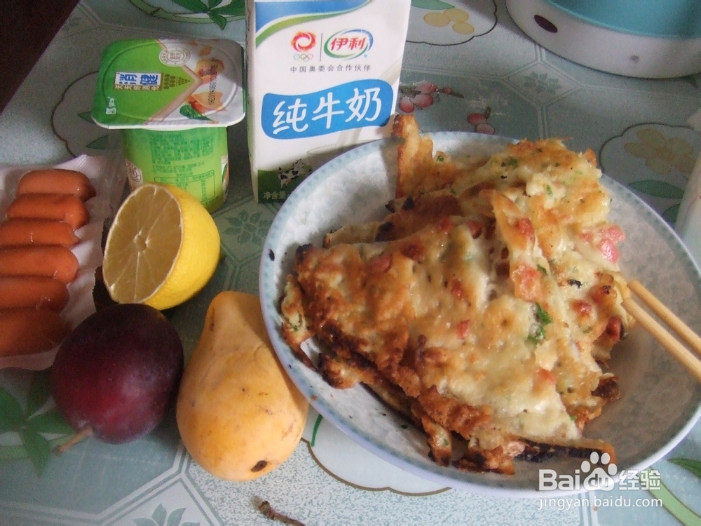 面粉做的美食：美味早餐鸡蛋饼