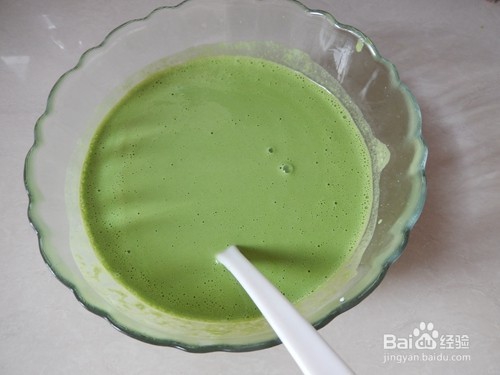 清新早餐饼：菠菜米饼