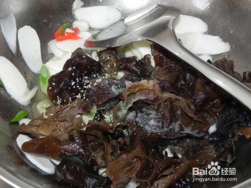 山药清炒木耳