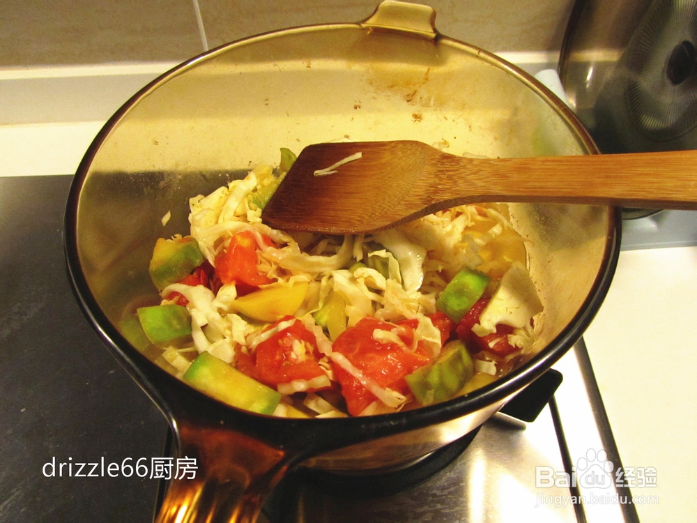 番茄素烩盖浇饭