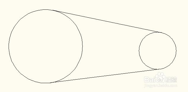 cad两圆公切线画法