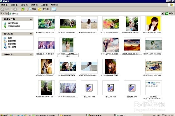 怎样删除回收站中的图片?(二)