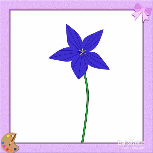 桔梗花的简笔画怎么画?