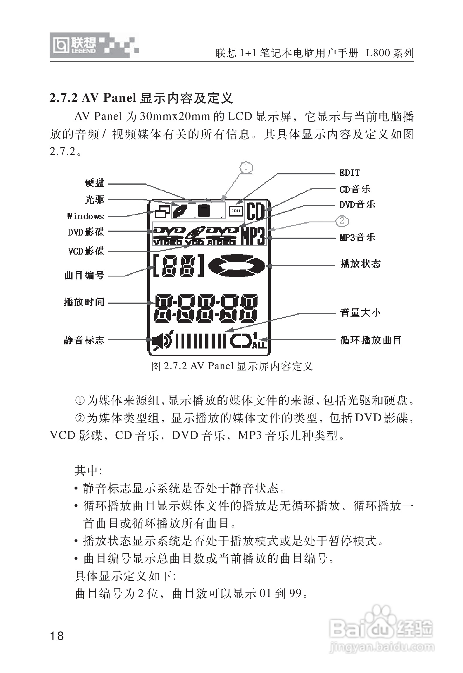 联想天逸Y800笔记本电脑使用说明书:[3]