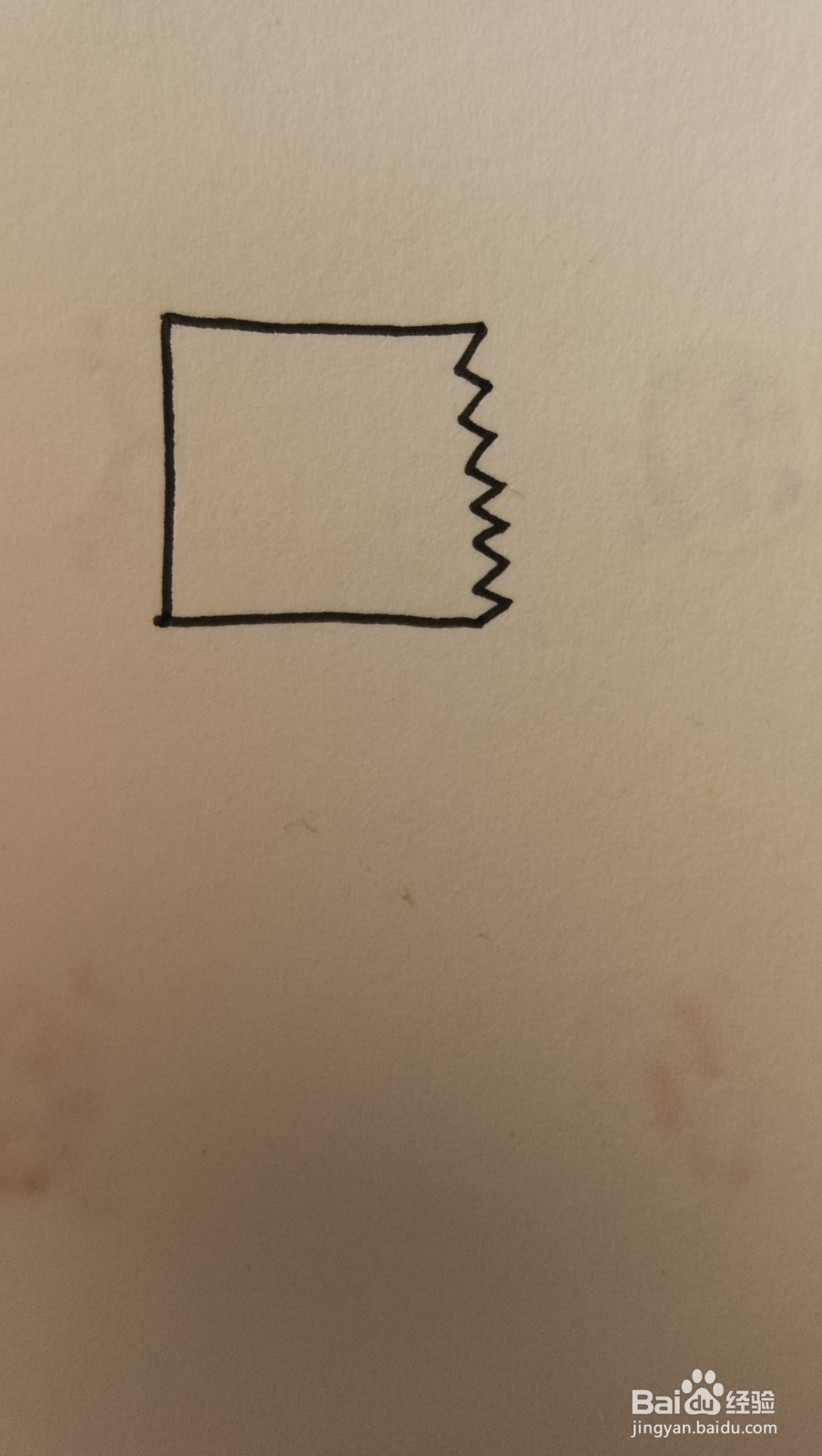 标签的简笔画之画法一