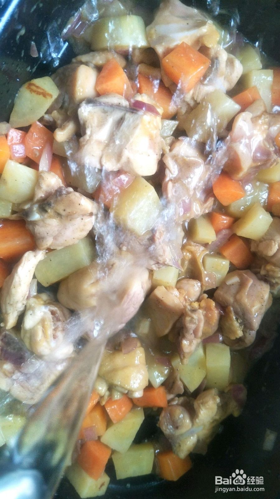 咖喱鸡腿饭的做法