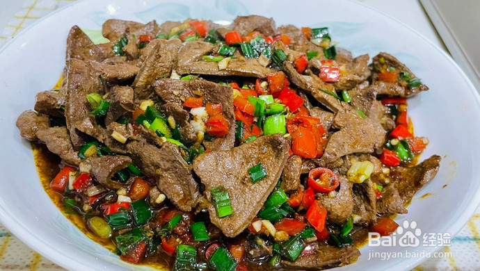 干香的小炒猪肝的做法