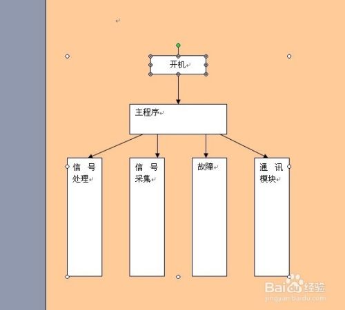 word2003中怎么绘制方框图