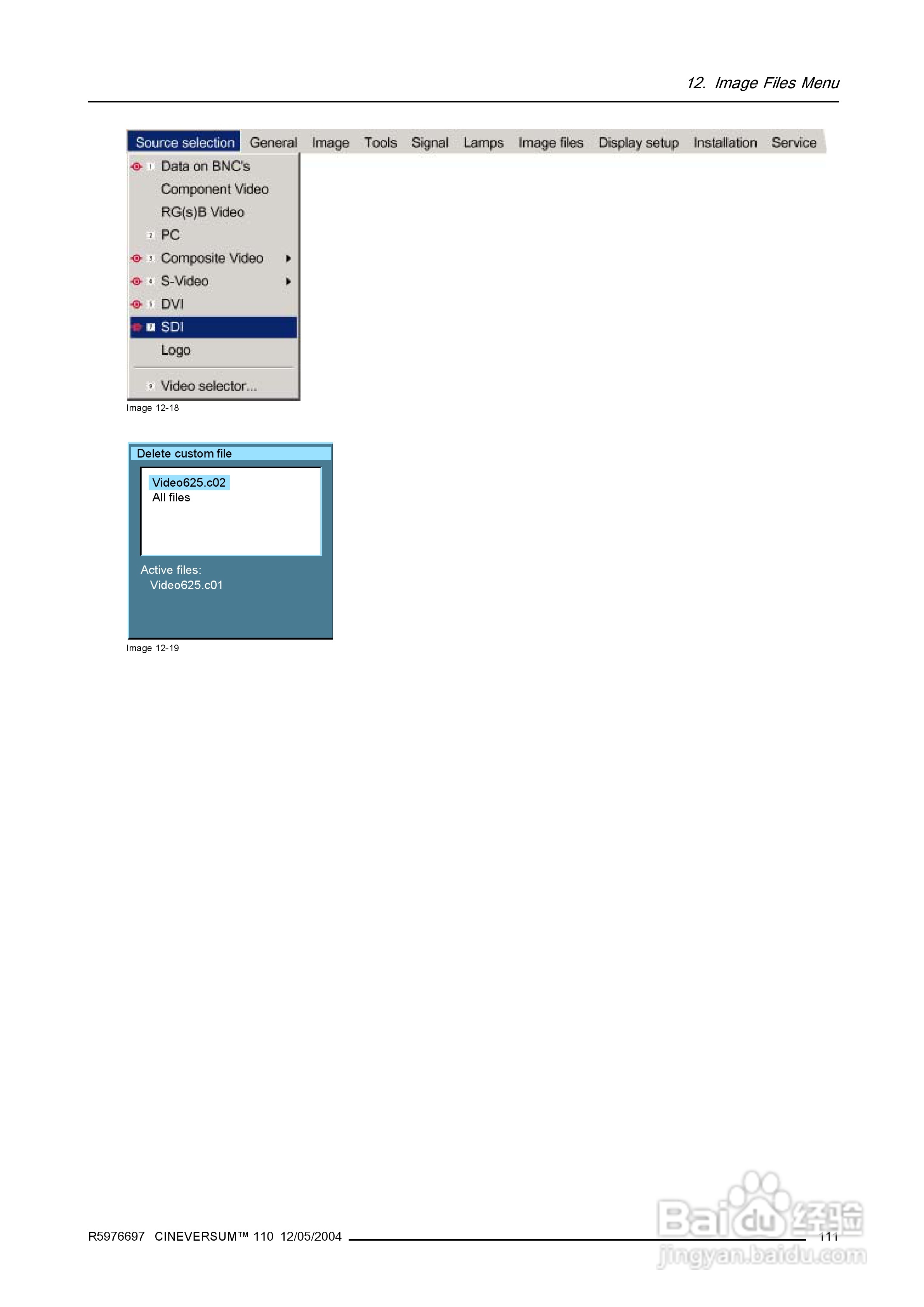 Barco巴可 Cine VERSUM 110投影机说明书:[12]