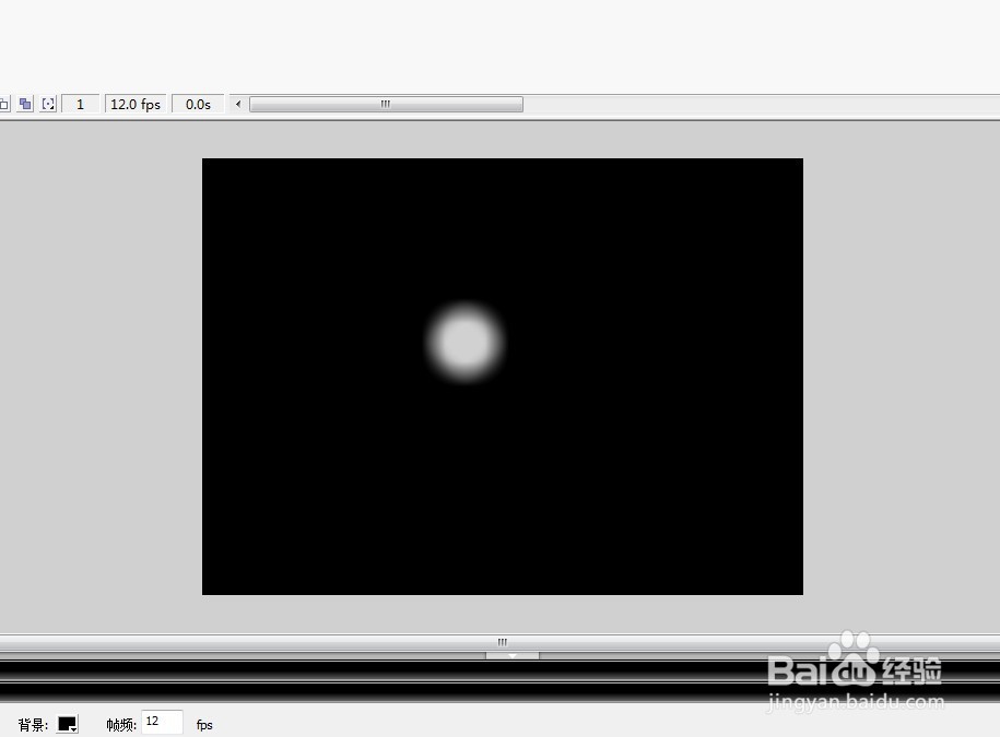 flash制作绘制雪花飞舞的场景