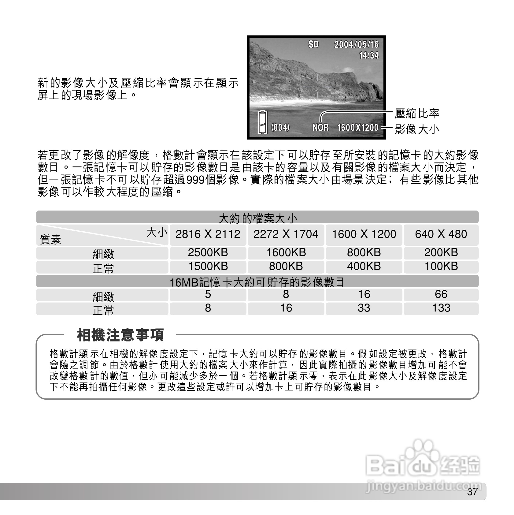 柯尼卡美能达 DiMAGE G600数码相机中文说明书:[4]