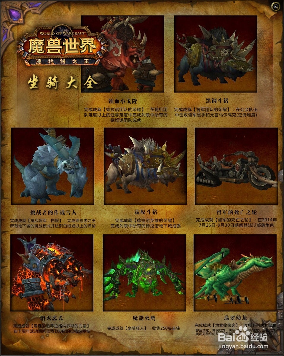 德拉诺之王坐骑