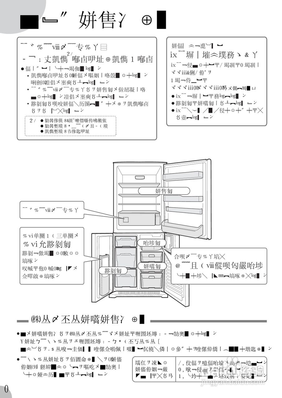 SHARP SJ-KT37P冰箱使用说明书:[1]