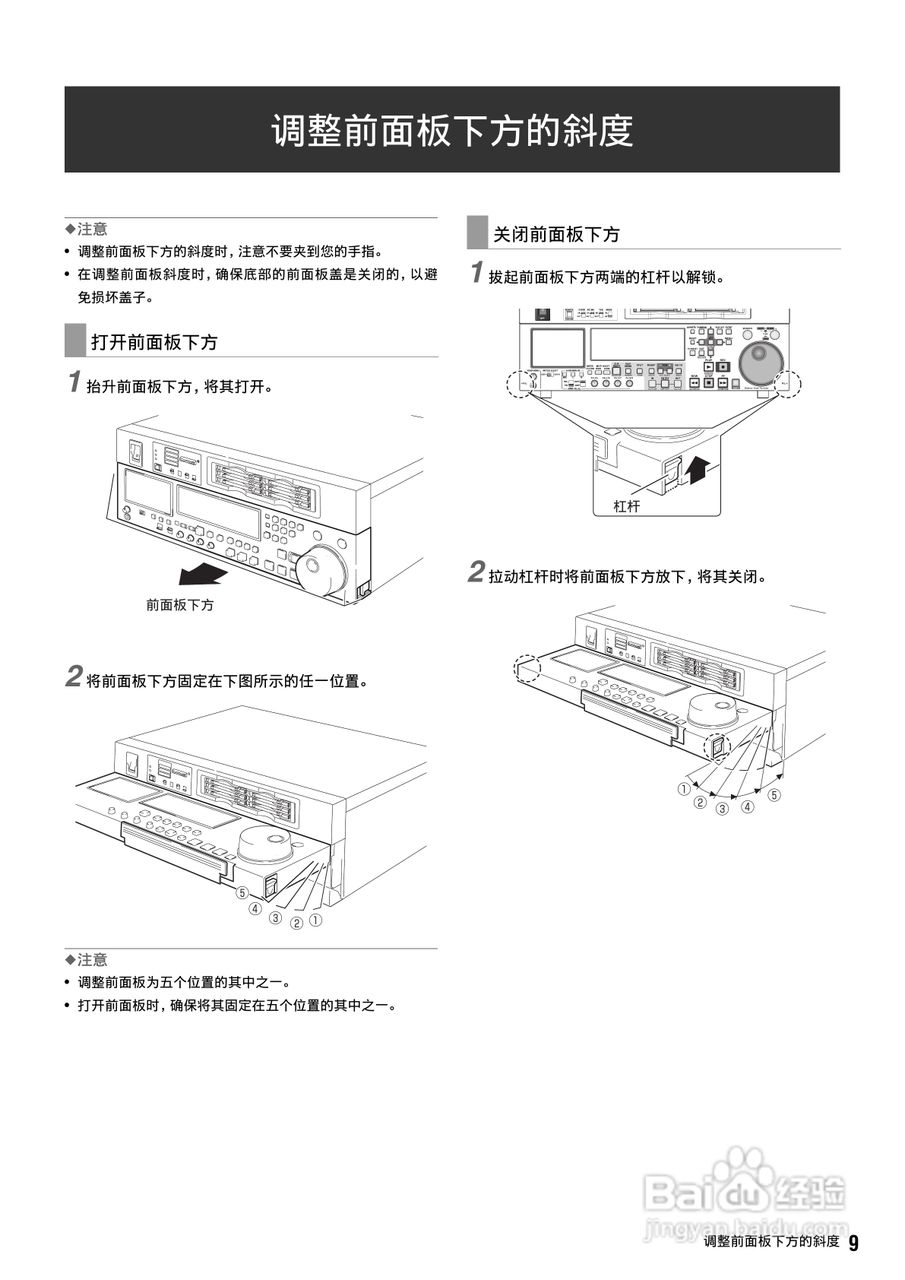 松下 AJ-HPS1500MC编辑录放机操作手册:[1]