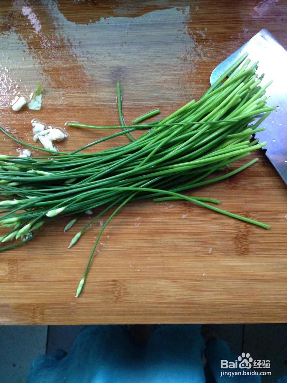 简单韭菜芯炒蛋