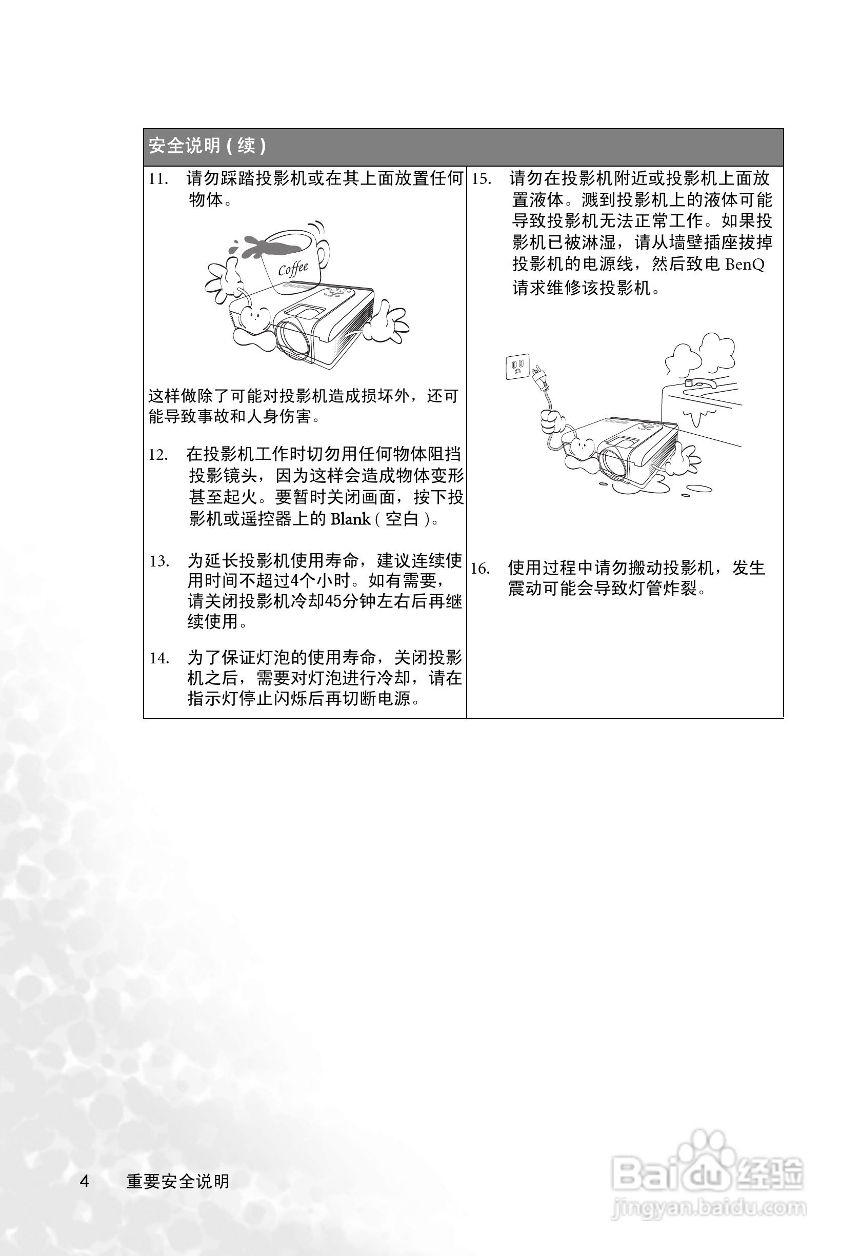 明基PB2255投影机使用说明书:[1]