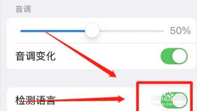 iphone语言检测功能怎么开启？