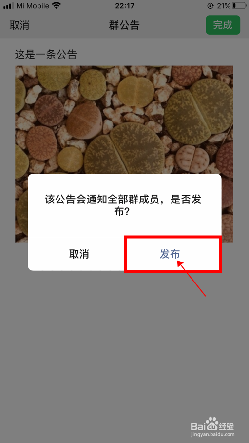 【微信】怎样发布群聊公告